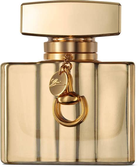 Gucci perfume in gold bottle